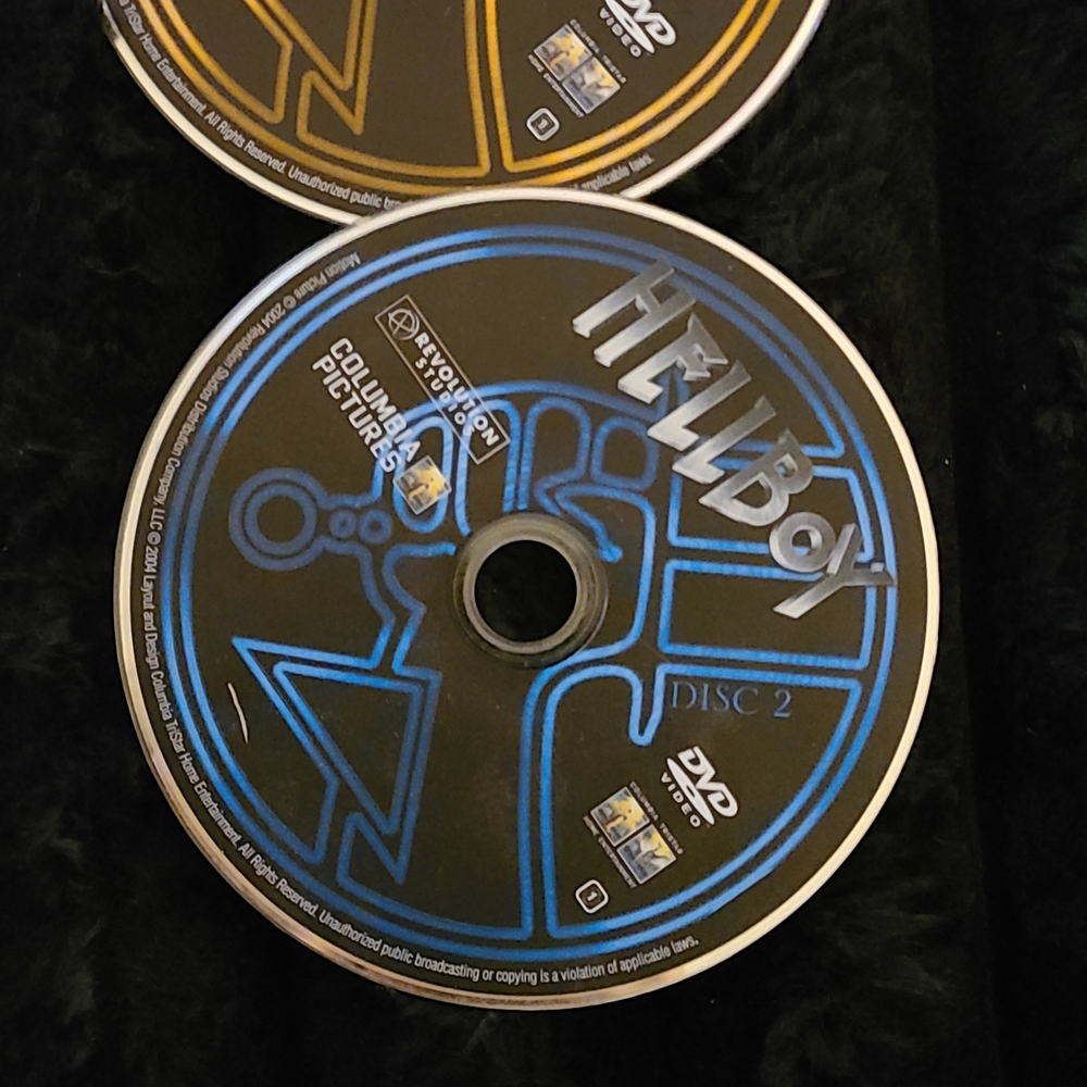 Sony Hellboy DVD Disc 2 - Blue and Black